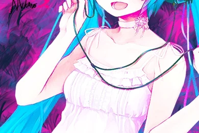 Miku Hatsune Wallpaper/Backgrounds By Acidlullaby08 On DeviantArt