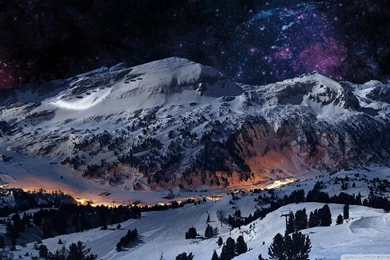 Snow Night Wallpapers High Quality