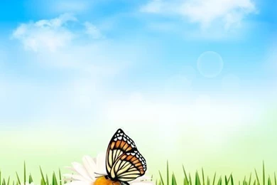 Sunny Blue Sky Backgrounds Vector 03   Vector Backgrounds Free Download