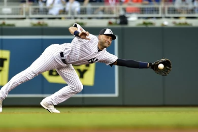 Download Wallpapers 1400x1050 Derek Jeter, Baseball, Mlb, New York ...