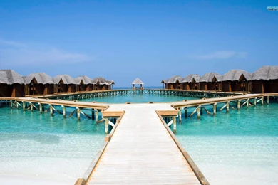 White Hammock In The Maldives Wallpapers