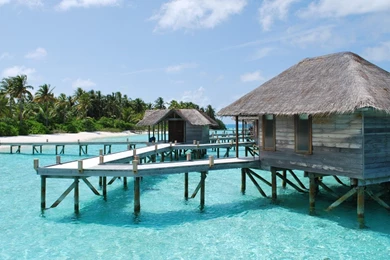 YouWall   Bungalows In The Maldives Wallpapers   Wallpapers ...