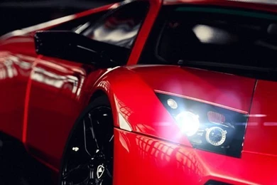 Iphone 5 Wallpaper. Red Lamborghini.