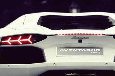 640x960 White Lamborghini Aventador LP700 4 Rear Iphone 4 Wallpapers