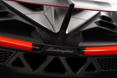 Download Lamborghini Veneno Rear Headlights Wallpapers For iPhone 4