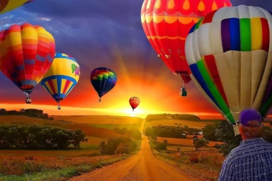 Hot Air Baloons Ride HD Wallpapers