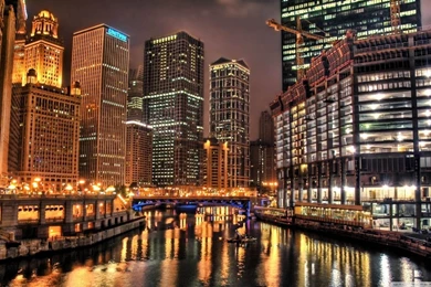 Night City HDR 2 HD Desktop Wallpapers : Widescreen : High ...