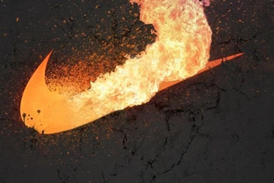 Download Nike Is On Fire Wallpapers For iPhone 4