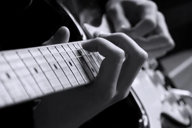 Playing The Guitar Wallpapers