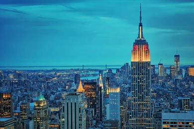 New York City Winter Sunset Wallpapers