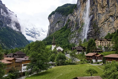 Switzerland Lauterbrunnen Wallpapers HD Backgrounds Download Desktop ...