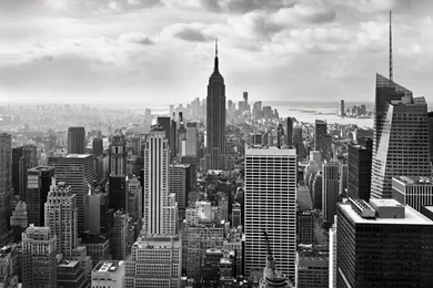 Wall Mural Photo Wallpapers NEW YORK CITY BLACK & WHITE Large Size ...