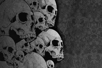 Black And Grey Skull Wallpapers