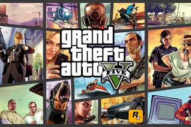 DeviantArt: More Like GTA V Box Art Wallpapers (Gray) By Sebianoti