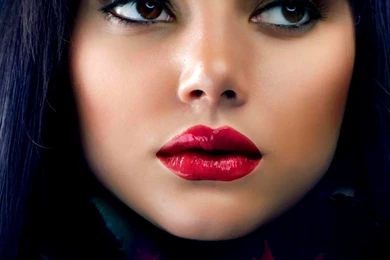 Beautiful Girl Red Lips Wallpapers Hd