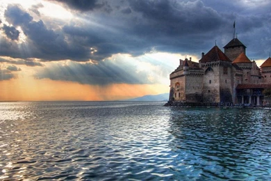 Chateau De Chillon Castle Wallpapers Download High Quality