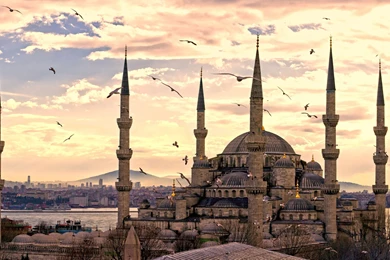 Download Wallpapers 3840x2160 Istanbul, City, Sultanahmet Mosque ...