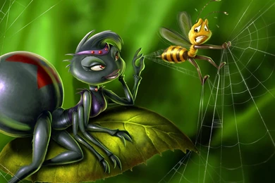 3D Bees Cartoons Hd Wallpapers.jpg