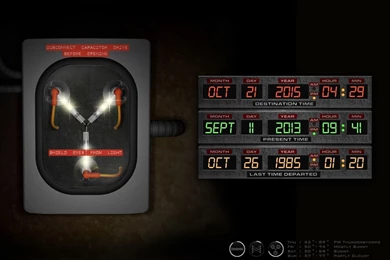 Back To The Future Desktop