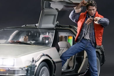 Back To The Future Car Toy   Wallpaper.