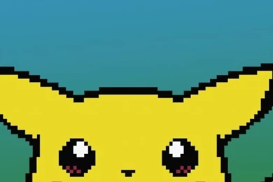 Pixelated Pikatchu iPhone 5 Wallpapers