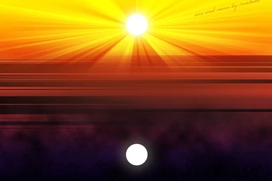 Sun And Moon HD Wallpaper, Sun And Moon Pictures, New Wallpapers