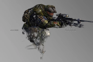 Download Wallpapers 1920x1080 Halo, Soldier, Gun, Jun 266 Full HD ...