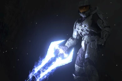 Download Wallpapers 1920x1080 Halo, Magic, Sword, Armor, Light Full ...