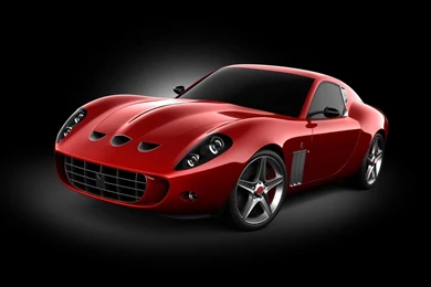 Super Cars For Desktop Red Ferrari Sport Car On Black Backgrounds ...