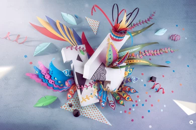 2013 Paper Craft Wallpapers By Ink Studio