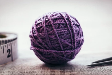 Yarn String Pattern Knitting Rope Psychedelic Bokeh Craft ...