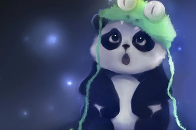 Cute Panda Painting HD Desktop Wallpapers : Widescreen : High ...