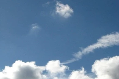 Bright Blue Sky With Clouds Backgrounds Four