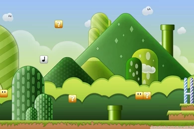 Super Mario Bros HD Desktop Wallpapers : Fullscreen : Dual Monitor