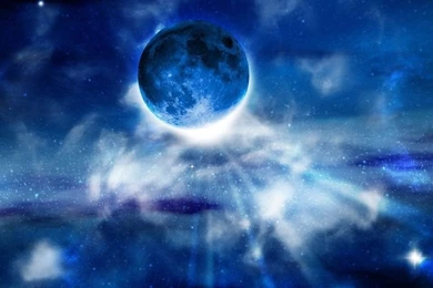 Blue Moon HD Desktop Wallpapers : High Definition : Fullscreen ...