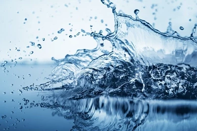 Water Bubbles In Blue   Wallpapers