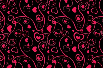 Heart And Swirl Pattern Wallpapers   Holiday Wallpapers