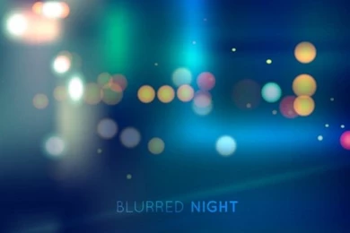 Blurred Night Backgrounds Vector
