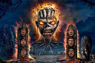HD Backgrounds Iron Maiden Monster Evil Ruins Wallpapers ...