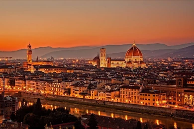Florence Night Italy Wallpapers