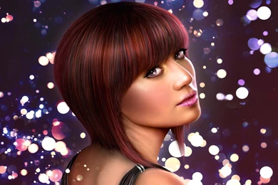 Fantasy, Girl, Wallpapers, Christmas (