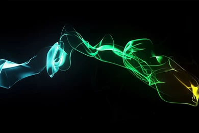 Download Wallpapers 3840x2160 Abstract, Blue, Smoke, Light 4K Ultra ...