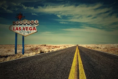 Full HD Wallpapers Las Vegas Desert Road Usa, Desktop Backgrounds ...