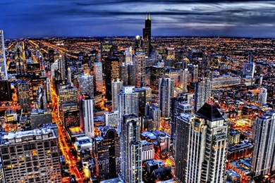 Top Download Wallpapers Chicago Skyline Images For Pinterest