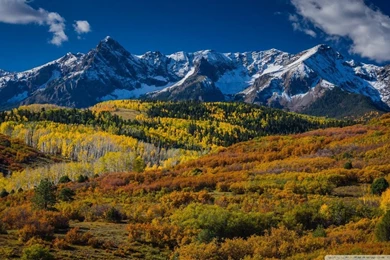 Mountain Landscape In Aspen, Colorado HD Desktop Wallpapers : High ...