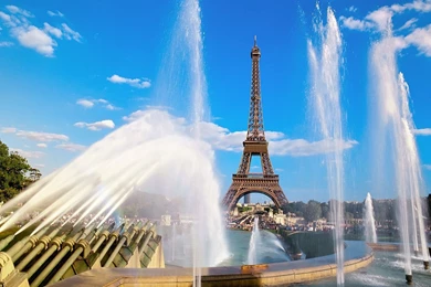 Eiffel Tower Fountain Paris Wallpapers