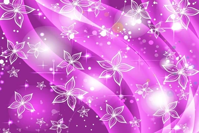 Purple With Flowers Backgrounds