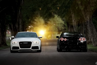 2880x1800 Audi Rs5 Nissan Gtr 35 Wallpapers