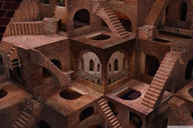 Abstract Architecture Optical Illusion HD Desktop Wallpapers ...