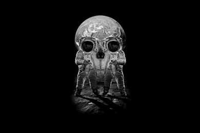 1280x720 Skull Optical Illusion Desktop PC And Mac Wallpapers